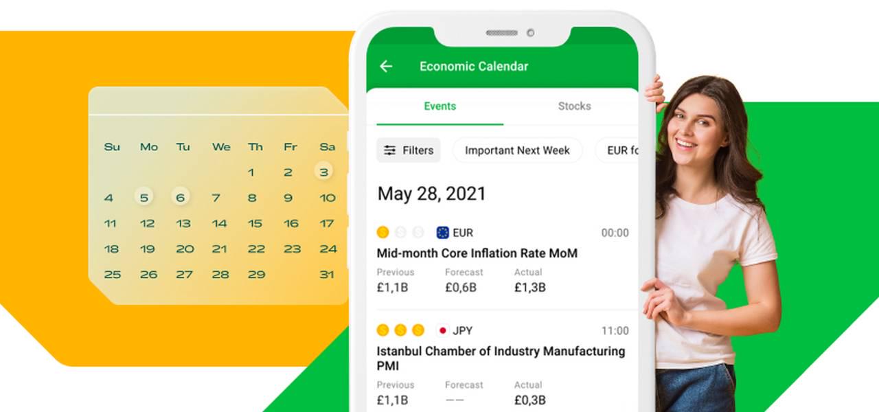 Economic Calendar in FBS Trader App
